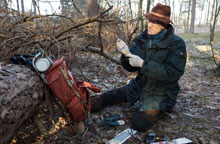 Verdovingspijl klaarmaken